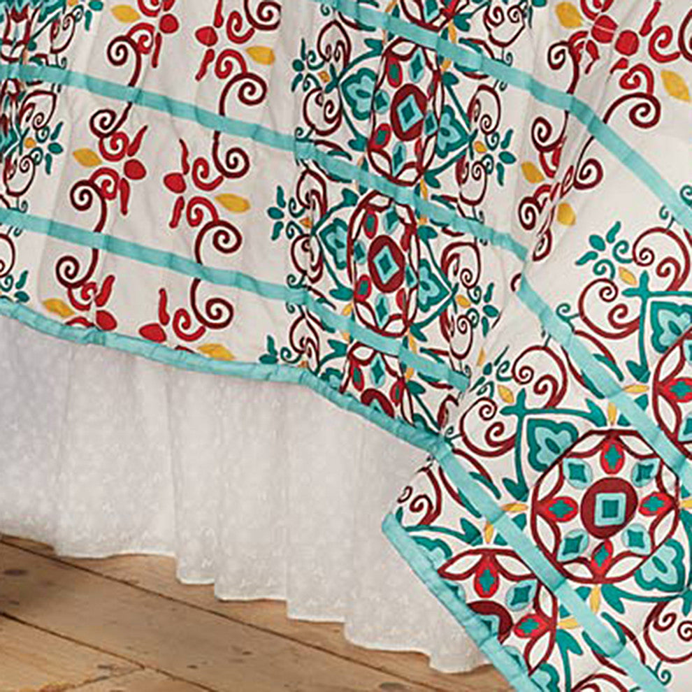 Eyelet Bed Skirt, Full