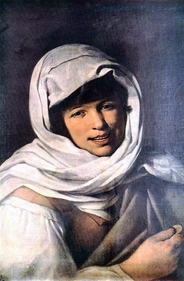 Bartolome Esteban Murillo The Girl With a Coin Wall Decal