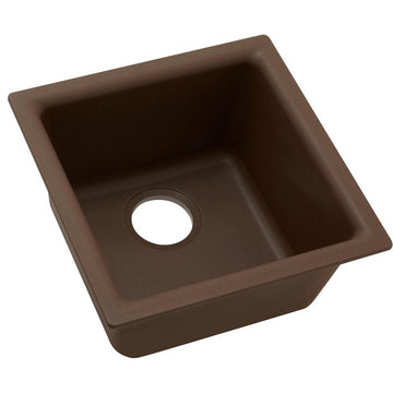 Elkay 15 3/4" Single Bowl Drop In/Undermount Bar/Prep Kitchen Sink, ELG1616MC0