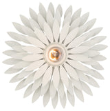 Crystorama Lighting Group 500W Broche 11\" Tall Wall Sconce - Matte White