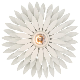 Crystorama Lighting Group 500W Broche 11\" Tall Wall Sconce - Matte White