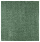 Safavieh August Shag AUG200Y Rug, Green, 4' X 4' Square