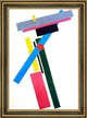 Kazimir Malevich Suprematism - 18" x 27" Framed Premium Canvas Print
