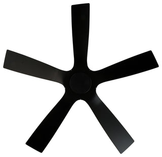 Aviator Indoor/Outdoor 5-Blade Smart Ceiling Fan, 54", Matte Black, Wall Control