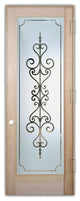Interior Prehung Door or Interior Slab Door - Carmona - Douglas Fir (stain...