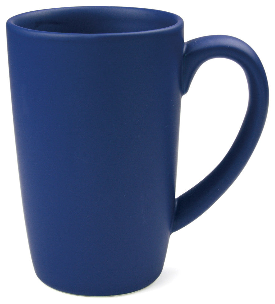 Tall Mugs Matte, 18oz, Set of 4, Navy Blue
