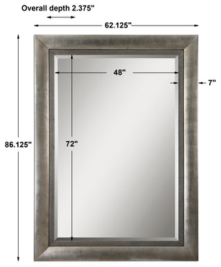 Uttermost Gilford Antiqued Silver Leaf Mirror