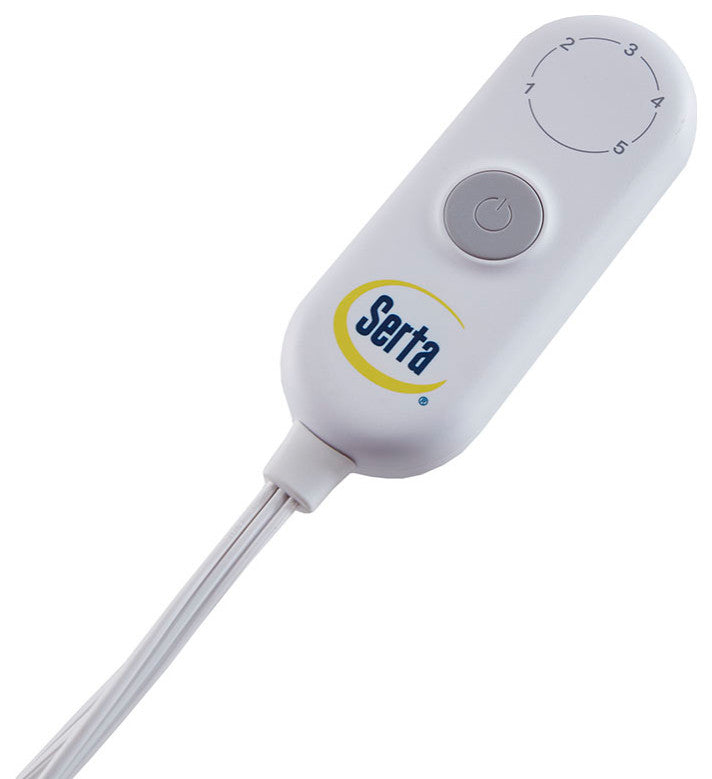 Serta Malea Shaggy Faux Fur Heated Throw, Blush