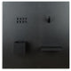 SMORGAS Wood Magnetic Bulletin Board Set, Black