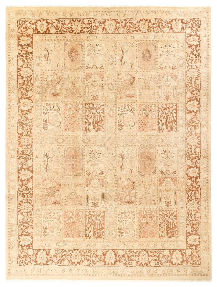 Mogul, One-of-a-Kind Hand-Knotted Area Rug Ivory, 9'4"x12'3"
