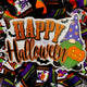 Happy Halloween Gnome Wizard Wreath