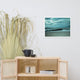Blue Morning at Rehoboth Coastal Landscape Framed Photo Paper Wall Art Prints, White, 18" X 24"