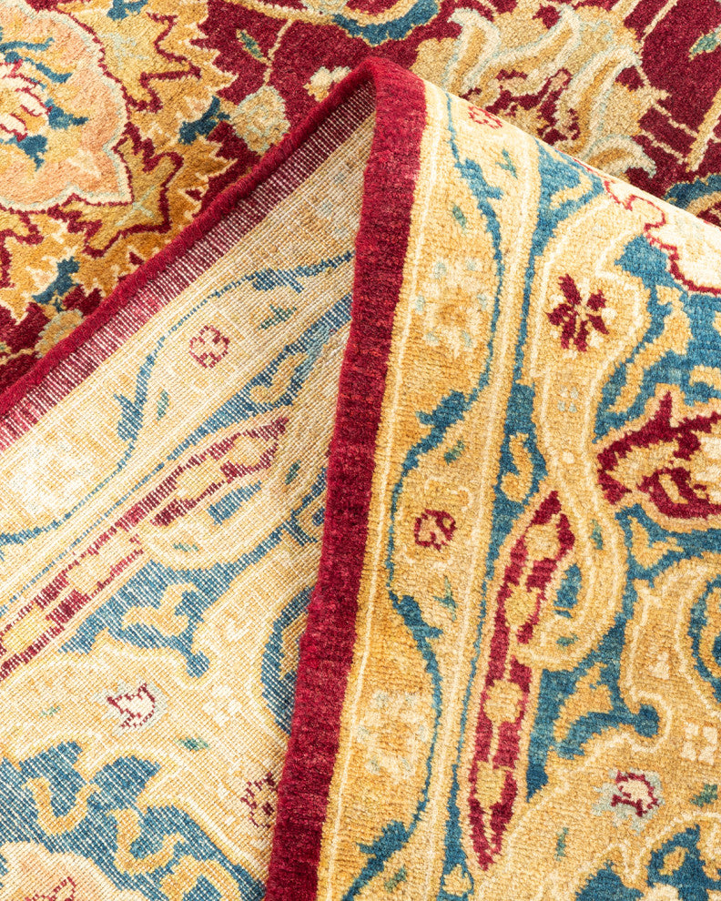 Mogul, One-of-a-Kind Hand-Knotted Area Rug Red, 6'0"x9'0"