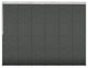 Koala Gray 6-Panel Track Extendable Vertical Blinds 98-130"W