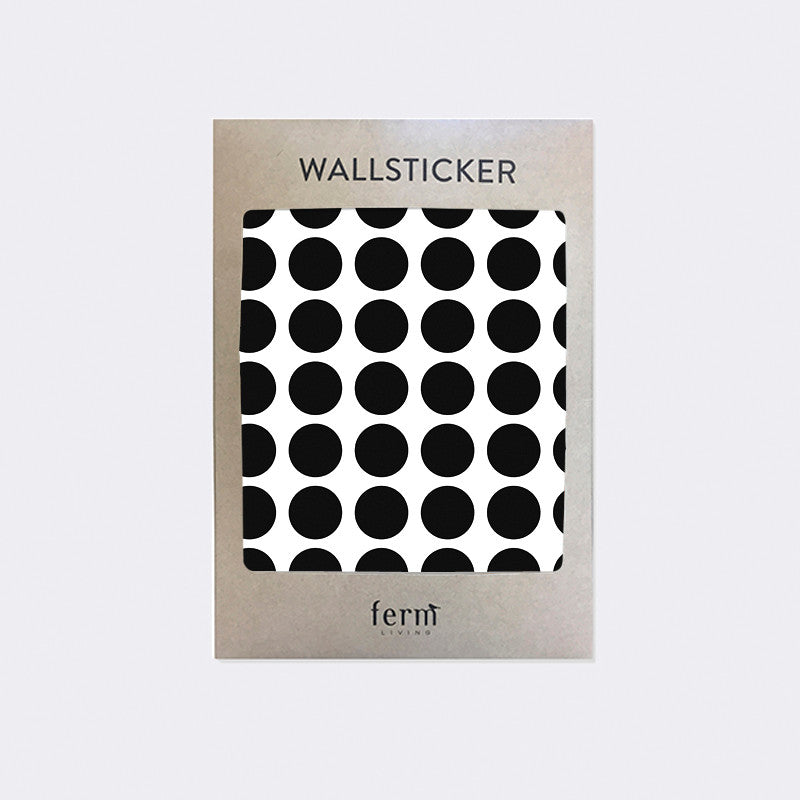 Kidswallsticker Mini Dots Black, 54 Dots On The Sheet