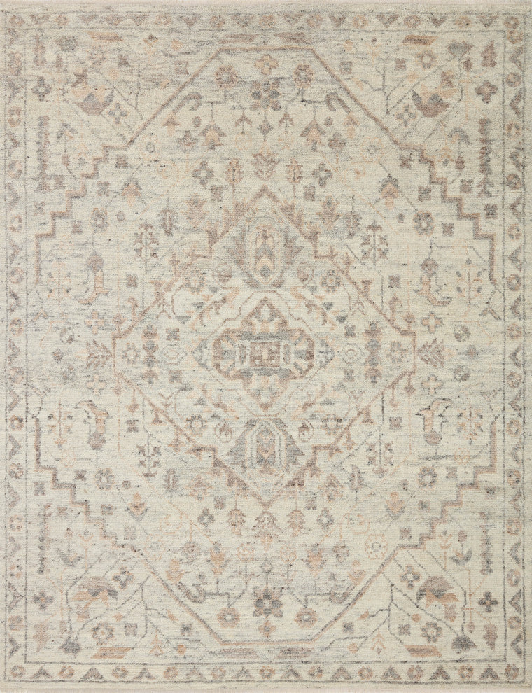 Loloi Marco Ivory / Taupe 18" x 18" Sample Rug