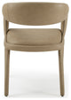 Modrest Faerron Modern Tan Leatherette Dining Chair