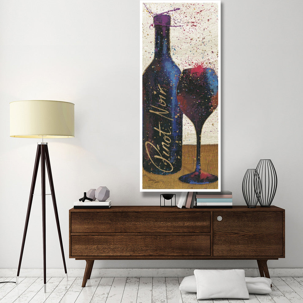 "Wine Splash Light IV" Digital Paper Print by Wellington Studio, 32"x77"