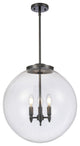INNOVATIONS 221-3S-BK-G202-18 3-Light Pendant Matte Black