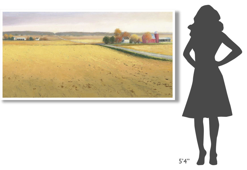 "Heartland Landscape II" Digital Paper Print by James Wiens, 74"x38"