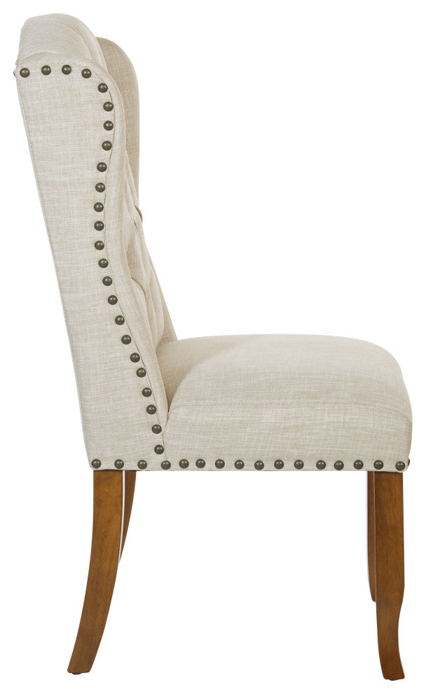 Jessica Tufted Wing Dining Chair