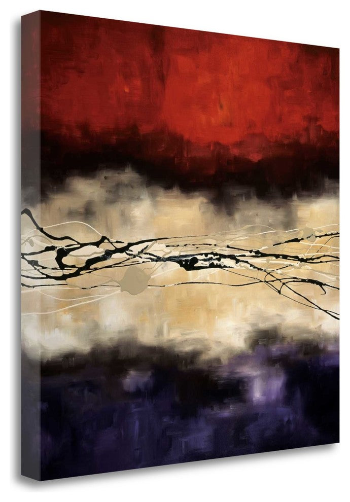"Harmony In Red And VIolet" By Laurie Maitland, Giclee on Gallery Wrap Canvas