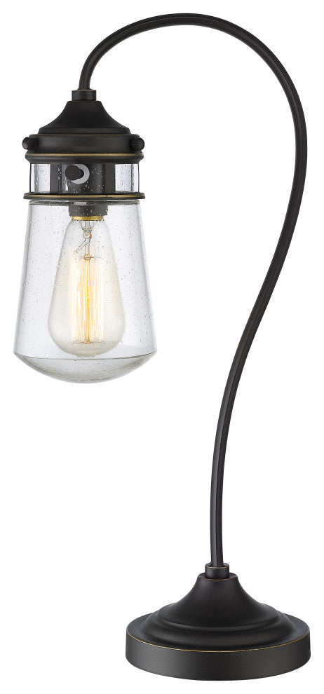 Celeste  Collection 1 Light Table Lamp in Olde Bronze Finish