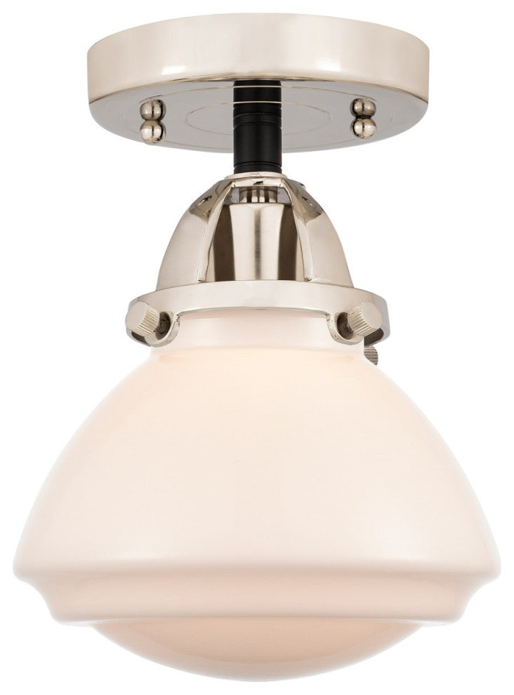 INNOVATIONS 288-1C-BPN-G321-LED 1-Light Semi-Flush Mount Black Polished Nickel