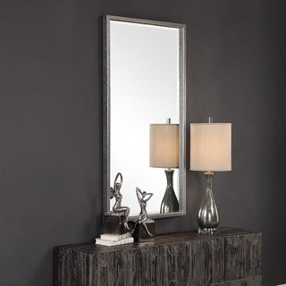New Uttermost Gabelle Metallic Silver Mirror