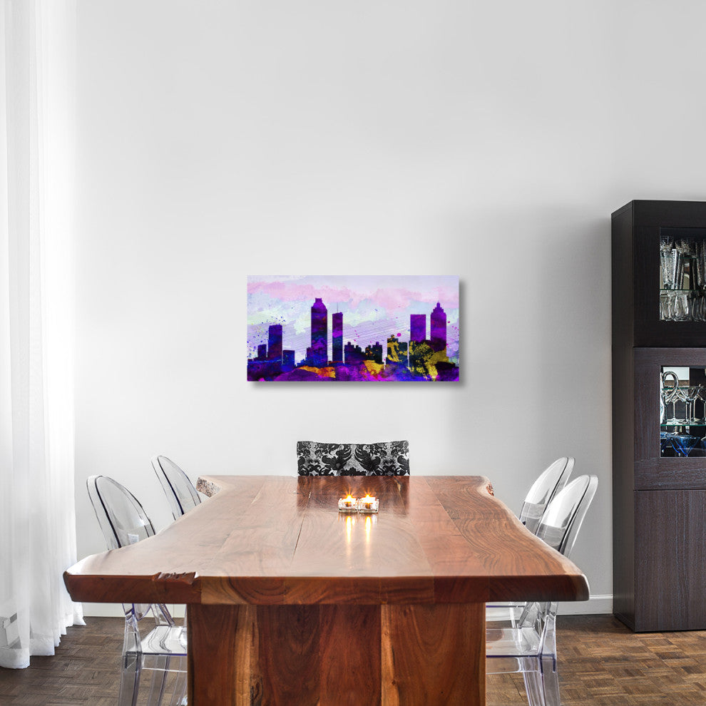 "Atlanta City Skyline" Fine Art Print
