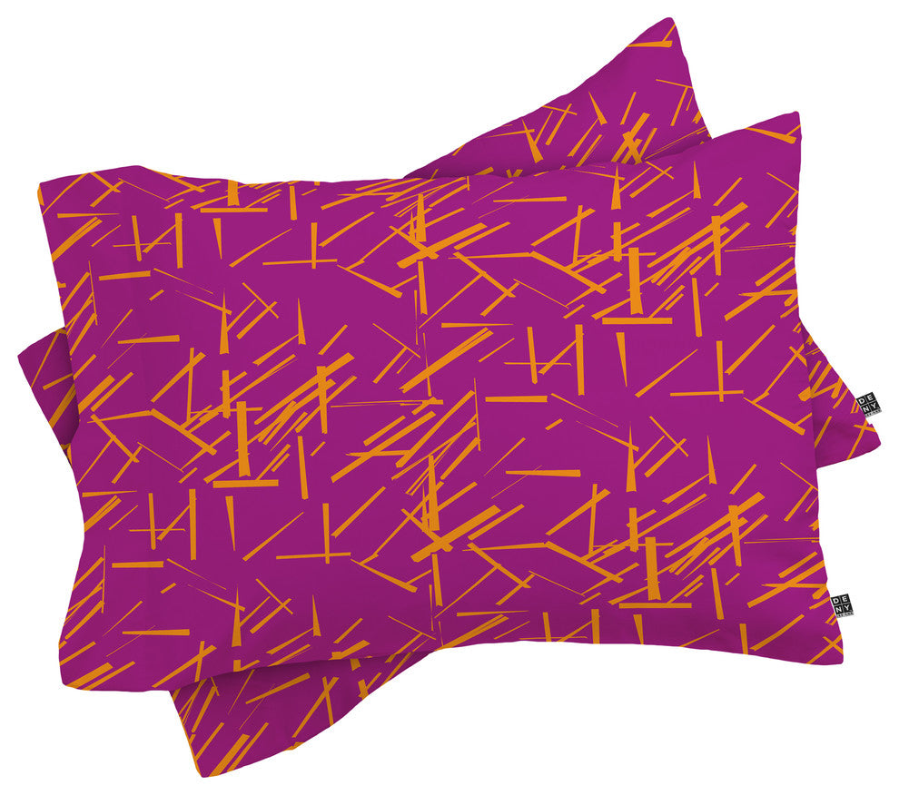 Deny Designs Karen Harris Konstructivist Magenta Pillowcase