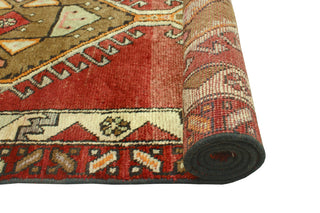Fine Vintage Distressed Dalili Rust/Ivory Runner, 3'3 x 9'8