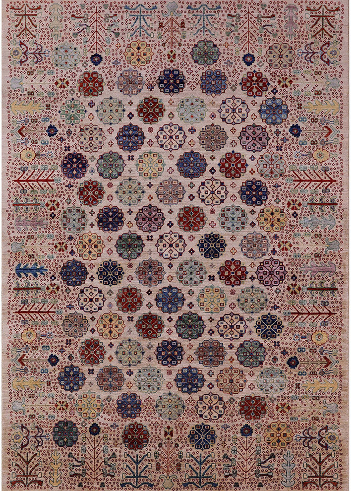 Ahgly Company Indoor Rectangle Mid-Century Modern Area Rugs, 2' x 5'