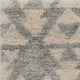 HomeRoots 8'x10' Ivory Grey Machine Woven Geometric Indoor Area Rug