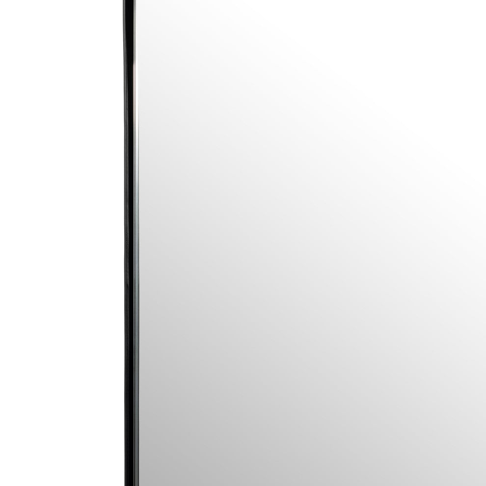 Georgina Floor Mirror-Iron Matte Black