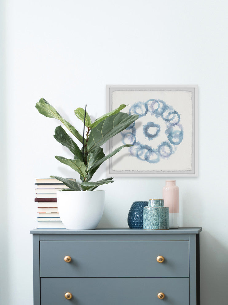 "Circle Beneath Circle" Framed Painting Print, 32"x32"