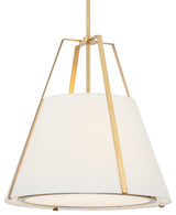 Crystorama Lighting Group FUL-904 Fulton 3 Light 20"W Pendant - Antique Gold