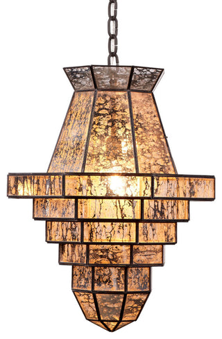Imperial 1-Light Glass and Metal Pendant