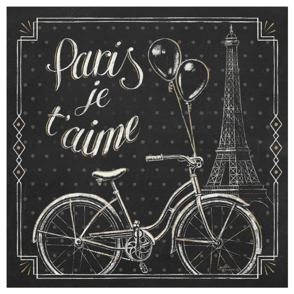 "Vive Paris VII" Digital Paper Print by Janelle Penner, 20"x20"