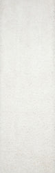 Hand Tufted Polyester Mila Shag Area Rug by Loloi II, White, 2'3"x7'6"