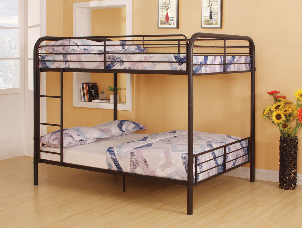 Bristol Full-Over-Full Bunk Bed, Dark Brown