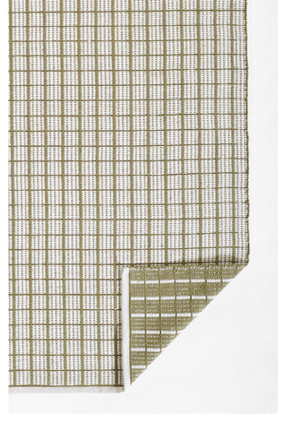 Novogratz Malmo MLO-2 Grid Rug, Green, 3'6"x5'6"