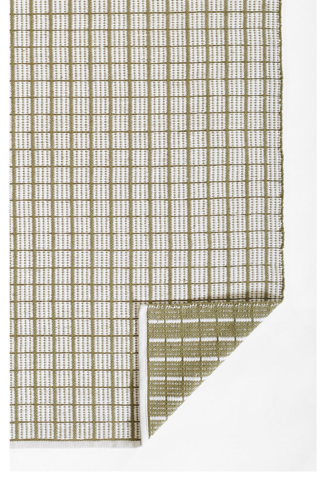Novogratz Malmo MLO-2 Grid Rug, Green, 3'6"x5'6"