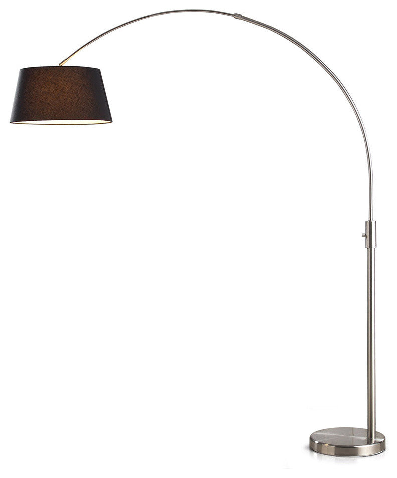 ORBITA Arch Floor Lamp, Black