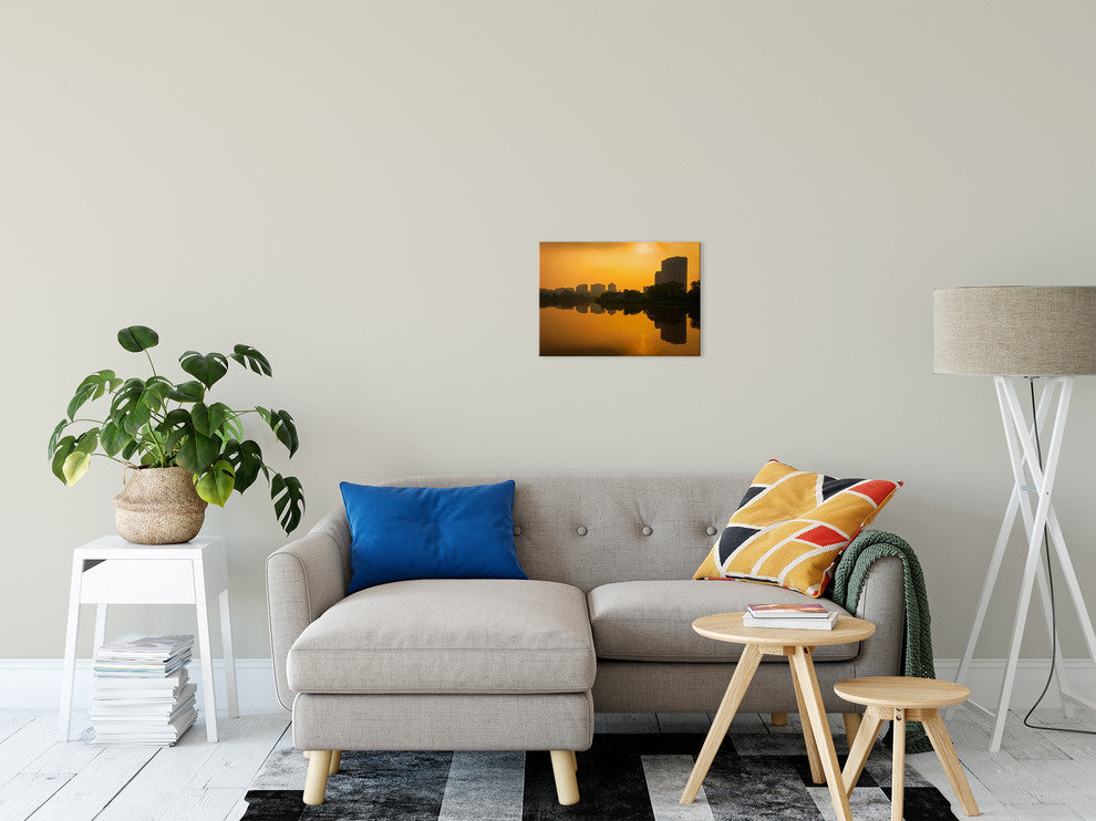Wilmington at Sunrise Landscape Photography Canvas Wall Art Print, 12" X 16"