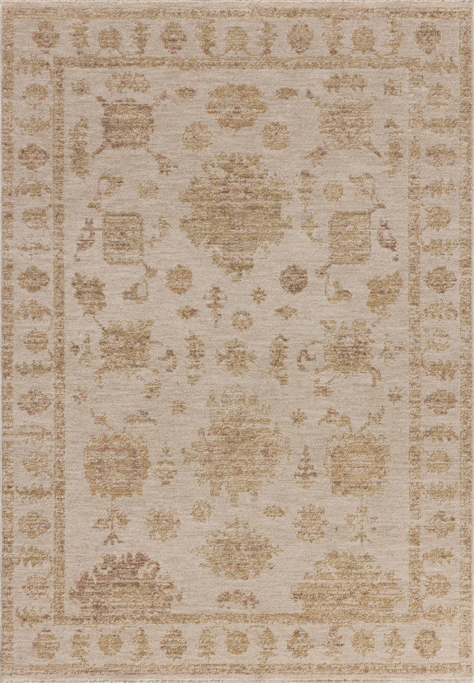 Loloi Willa Bone / Clay 2'-7" x 7'-6" Runner Rug