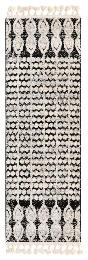 Unique Loom Cherokee Asheville Area Rug, Charcoal, 2' 0 X 6' 0 Runner