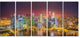 "Singapore Skyline View of Marina Bay" Canvas Print60"x28", 5-Panels
