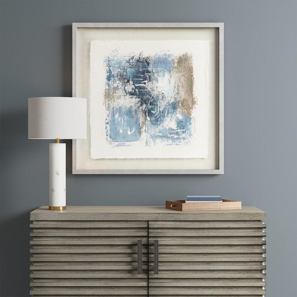 Ashlar Handpainted Abstract Rice Paper Wall Art