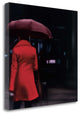 "Lady In Red" By Xavier Visa, Giclee Print on Gallery Wrap Canvas, Ready to Hang